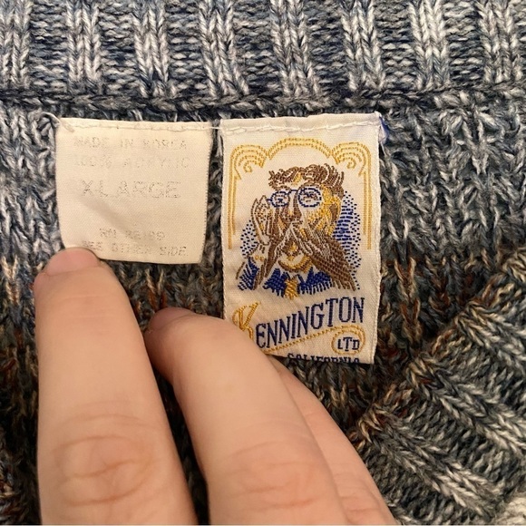 Vintage Kennington Striped Sweater Size XL - Picture 4 of 5